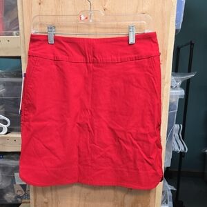 S.C. & CO. Size 4 Red Pull On Skort